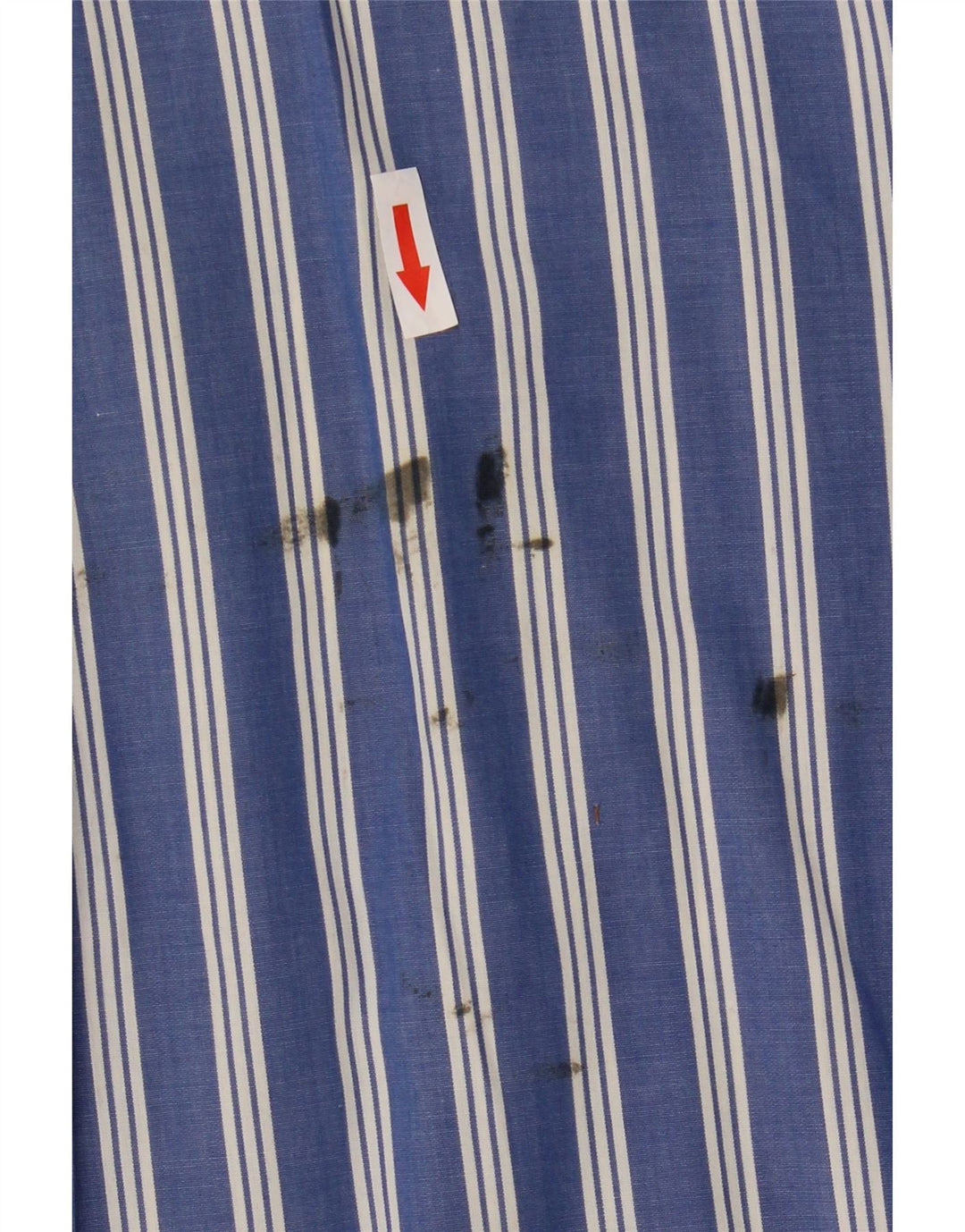 Chaps Herren-Kurzarmhemd, groß, blau gestreift