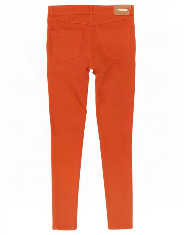 Zara Damen Skinny Jeans EU 40 Medium W30 L29 Orange Baumwolle