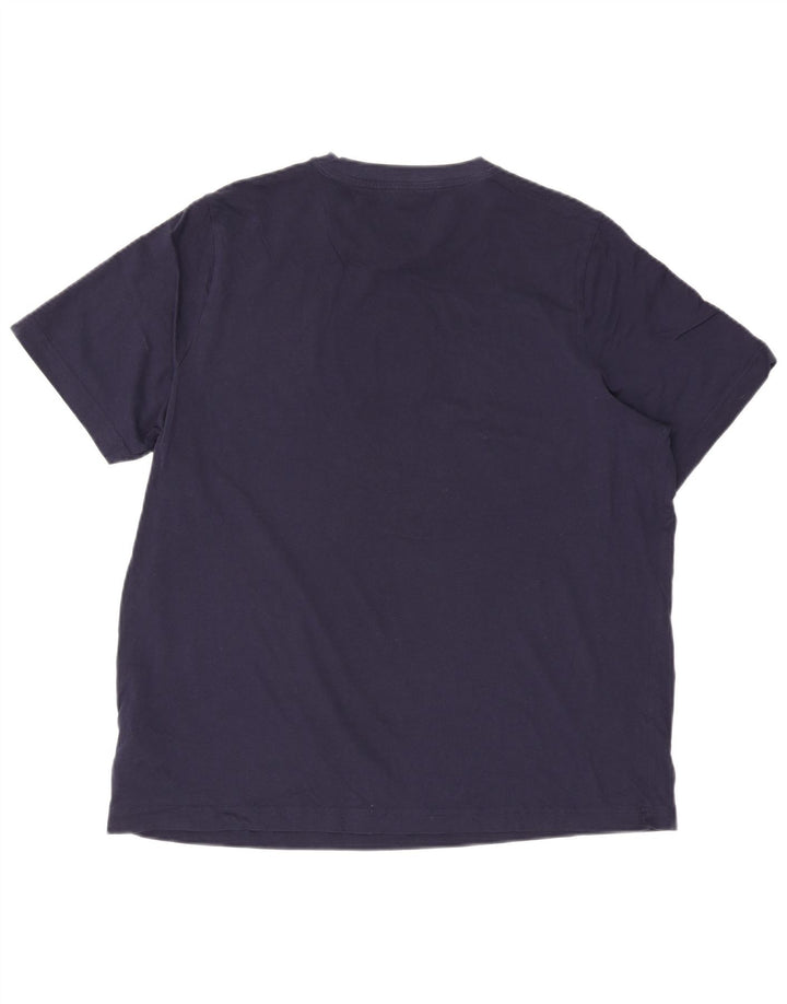 Puma Herren T-Shirt Top XL Marineblau Baumwolle