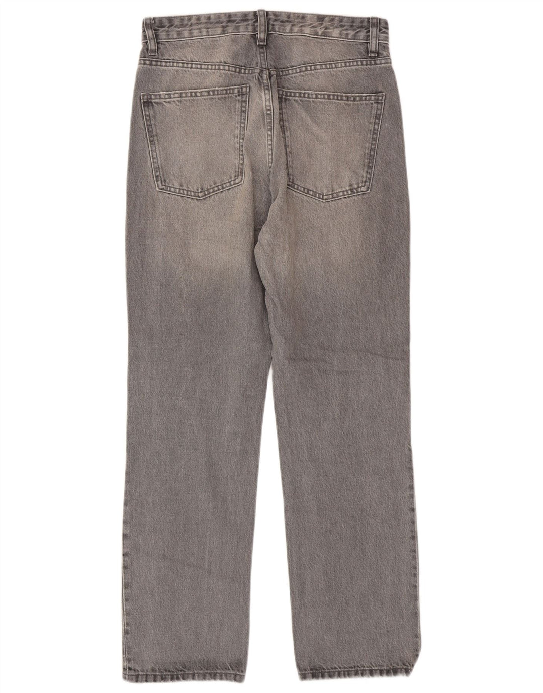 Zara Damen Straight Jeans EU 40 Medium W30 L29 Grau