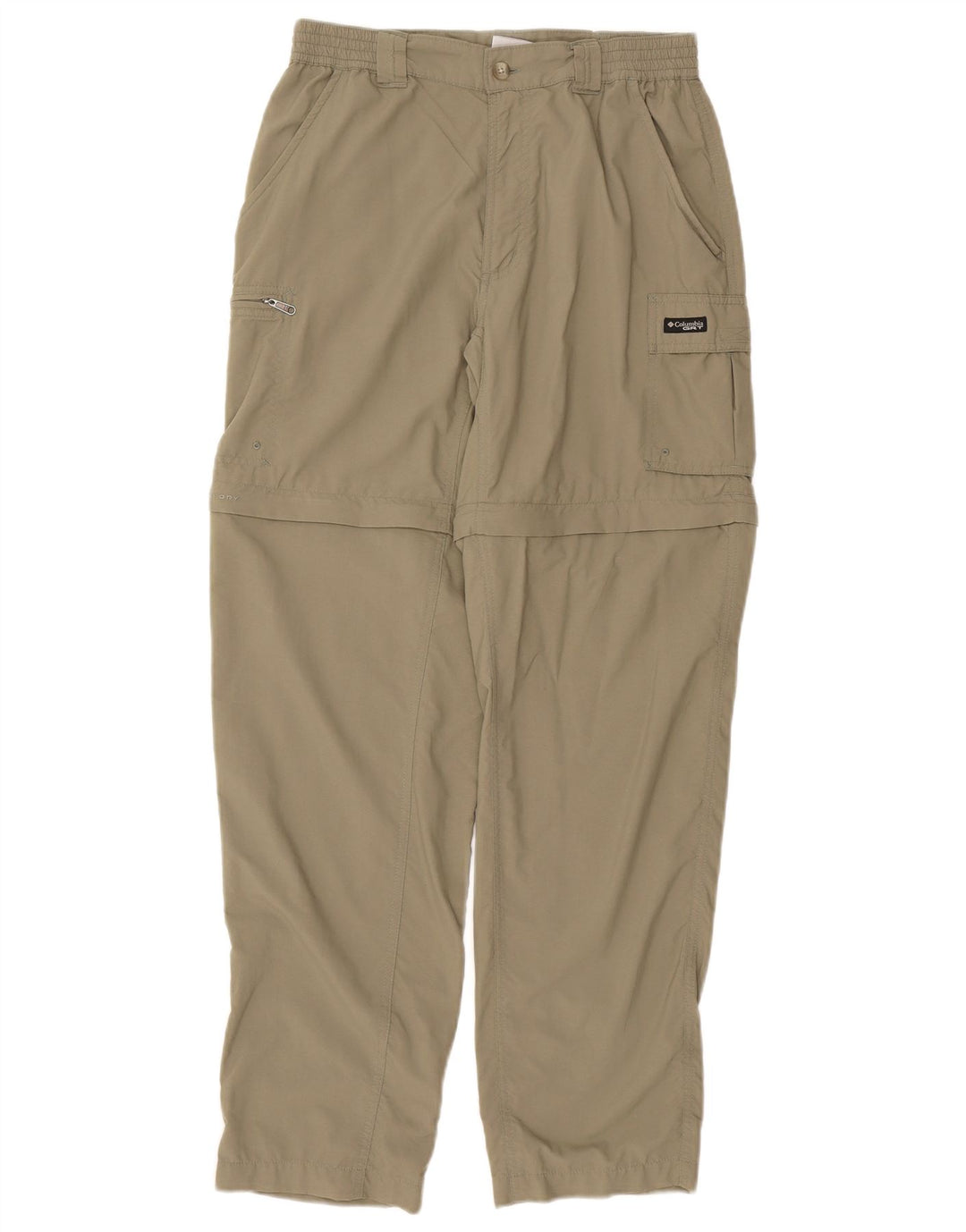 COLUMBIA Womens Straight Cargo Trousers Medium W30 L30 Green Nylon