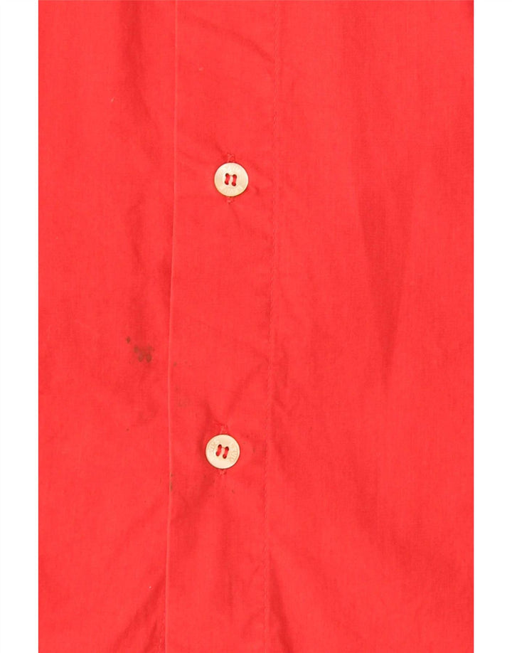 Levi's Herren-Kurzarmhemd, Größe L, Rot