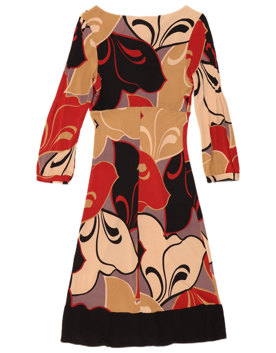 Aniye By Damen-Langarmkleid in A-Linie, Größe 42, mittelgroß, mehrfarbig, mit Blumenmuster