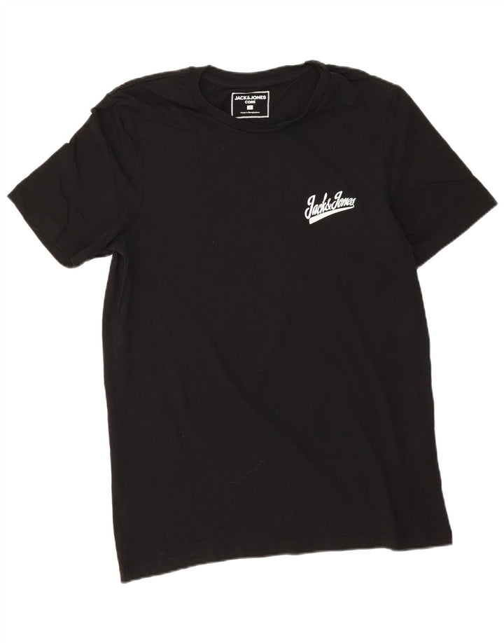 Jack & Jones Herren T-Shirt Top Large Schwarz Baumwolle