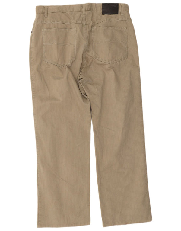 Marks & Spencer Herren gerade Freizeithose W34 L29 Khaki