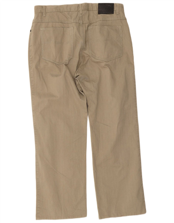 Marks & Spencer Herren gerade Freizeithose W34 L29 Khaki