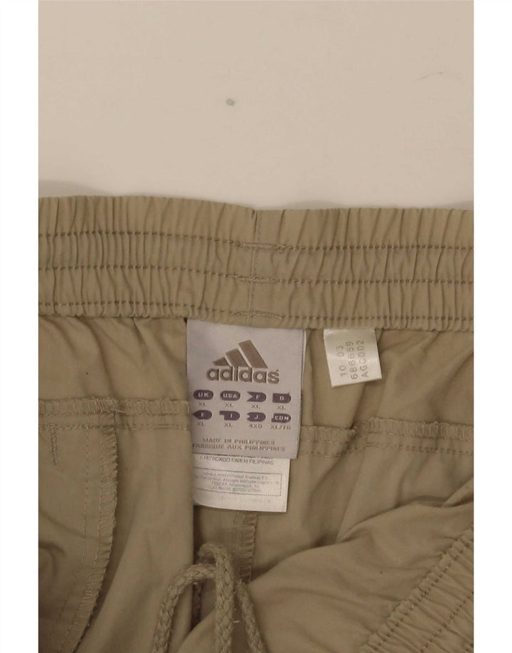 Adidas Herren Capri-Trainingshose XL Beige Polyester