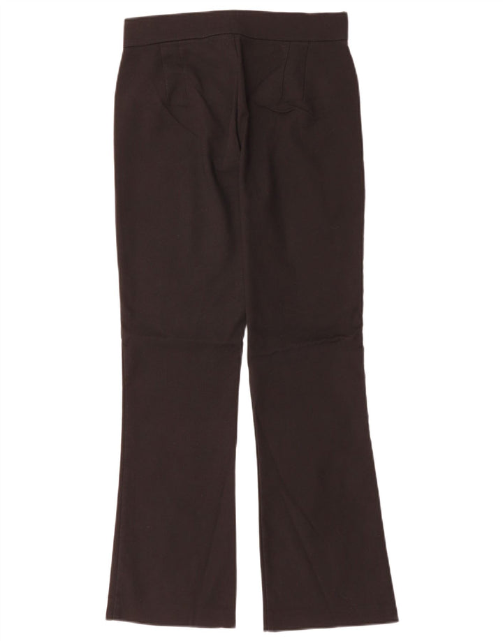 Zara Damen Bootcut-Freizeithose, Größe S, W26, L26, Schwarz