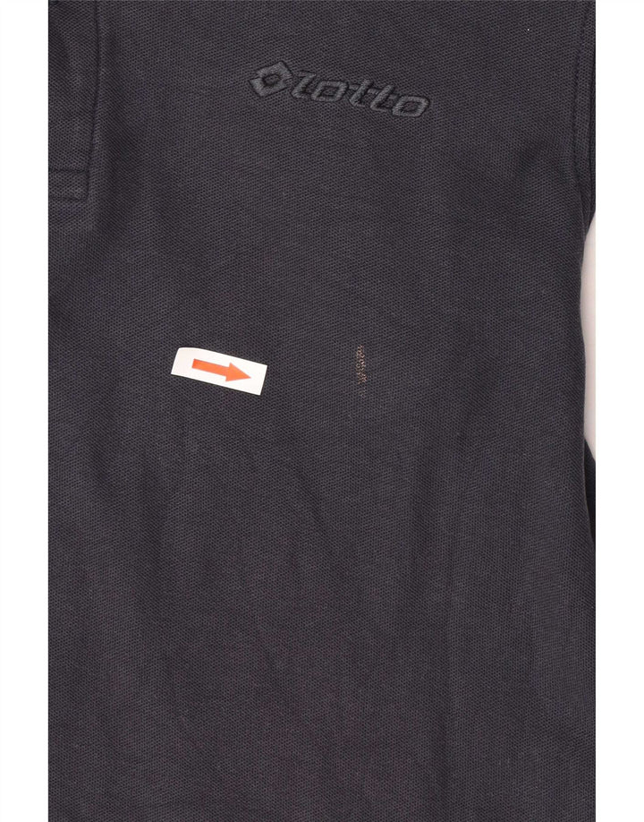 Lotto Herren-Poloshirt, mittelgroß, marineblau, Baumwolle