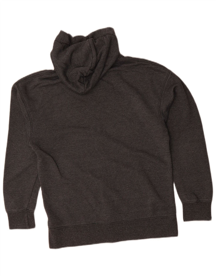 Nike Herren-Kapuzenpullover mit Reißverschluss, klein, graue Baumwolle