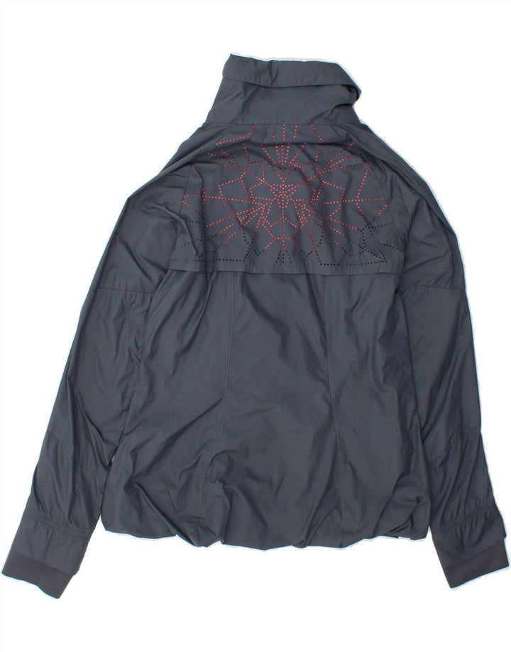 ADIDAS Womens Clima Proof Rain Jacket UK 10 Small  Navy Blue Polyester Vintage Adidas and Second-Hand Adidas from Messina Hembry 