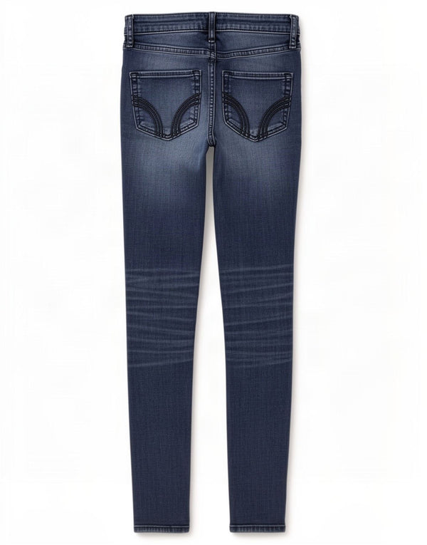 Hollister Damen Skinny Jeans US 0 XS W24 L27 Blaue Baumwolle