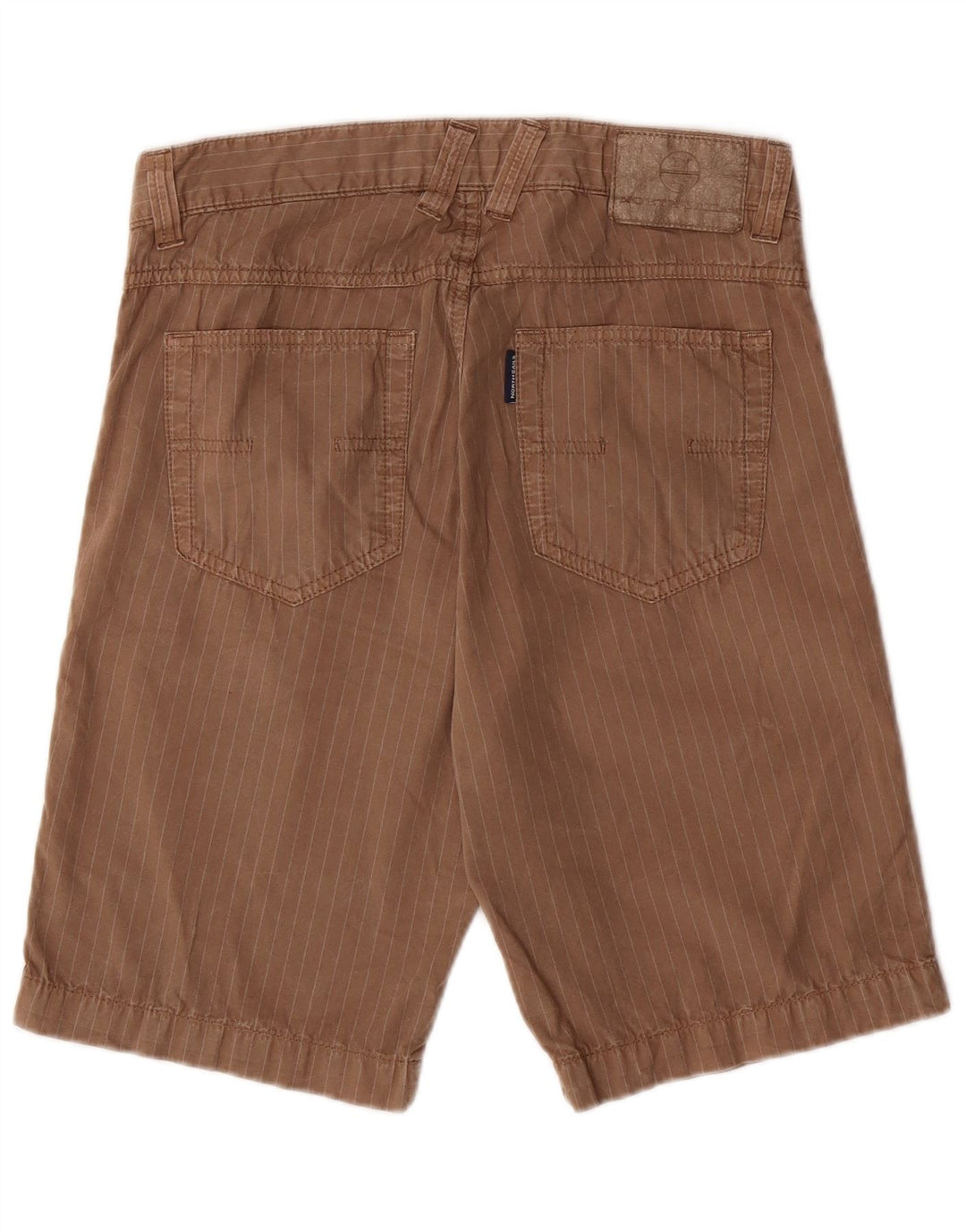 NORTH SAILS Herren-Freizeitshorts W30 mittelbraun gestreift aus Baumwolle