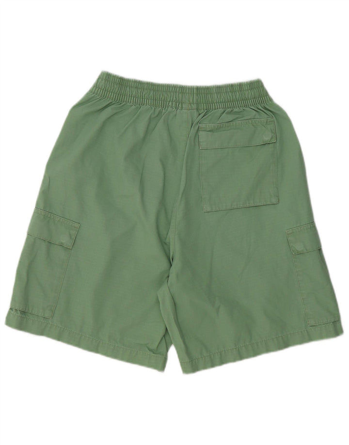Nike Herren-Cargoshorts, Größe S27, grüne Baumwolle