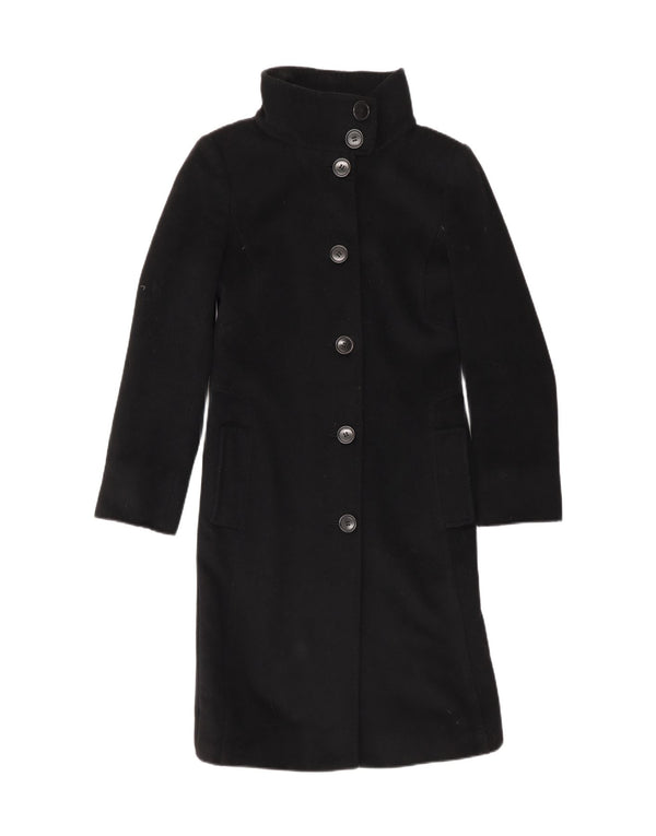 Max & Co. Damenmantel UK 6 XS Schwarze Wolle