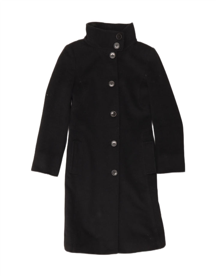 Max & Co. Damenmantel UK 6 XS Schwarze Wolle