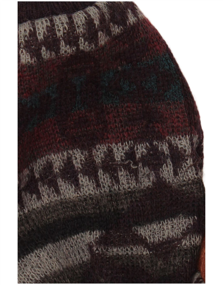 C&A Herren-Strick-Bomberjacke, mittelgroß, mehrfarbig, Fair Isle-Muster