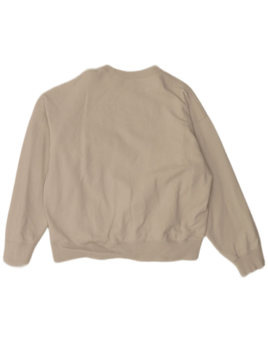 Nike Herren Sweatshirt Pullover Large Beige Baumwolle