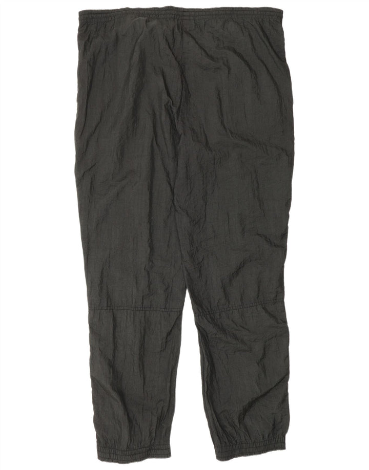 Reebok Herren-Trainingshose, Jogginghose, groß, schwarzes Nylon