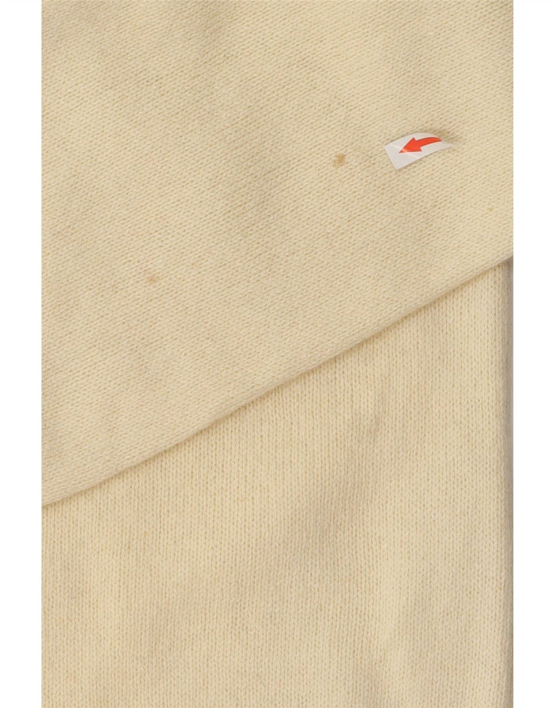 Murphy & Nye Herren-Sailwear-Pullover mit V-Ausschnitt, groß, cremefarbene Wolle