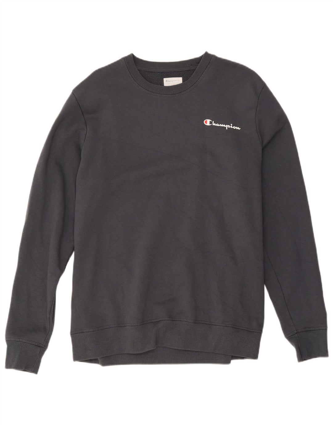 Champion Herren-Sweatshirt-Pullover, große graue Baumwolle