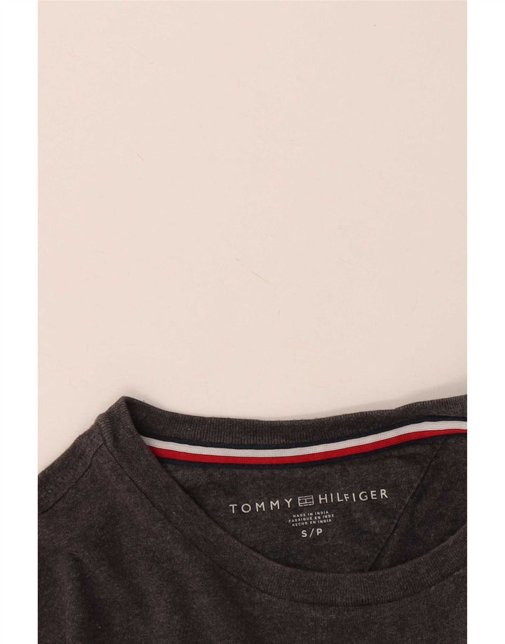 Tommy Hilfiger Herren T-Shirt Top Small Grau