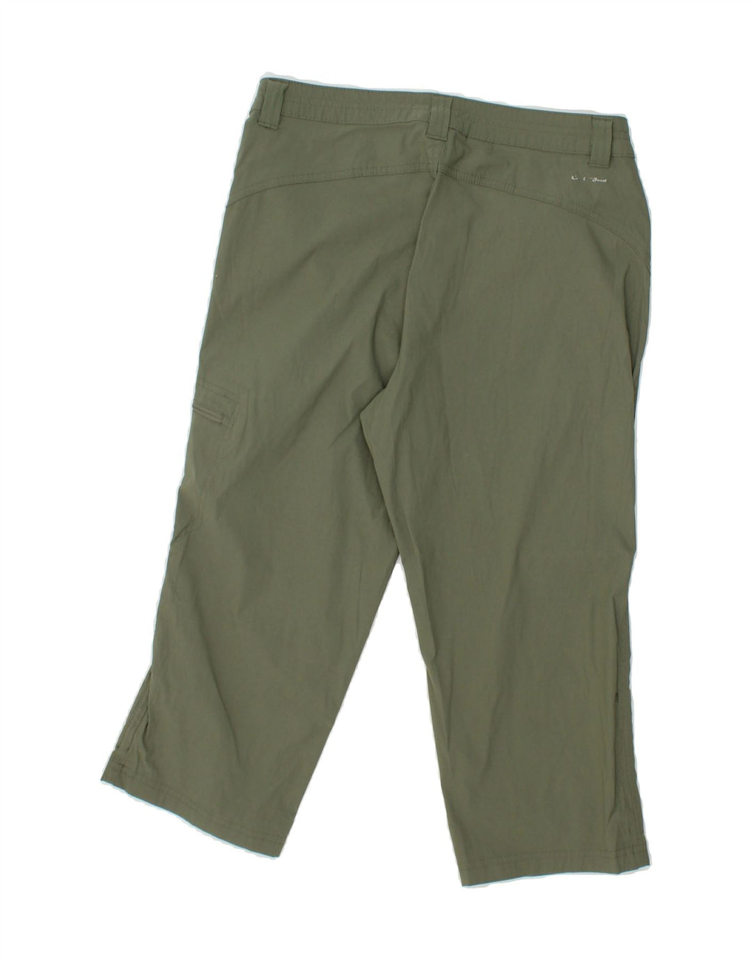 EDDIE BAUER Womens Cargo Capri Trousers US 8 Medium W30 L21 Khaki Nylon Vintage Eddie Bauer and Second-Hand Eddie Bauer from Messina Hembry 