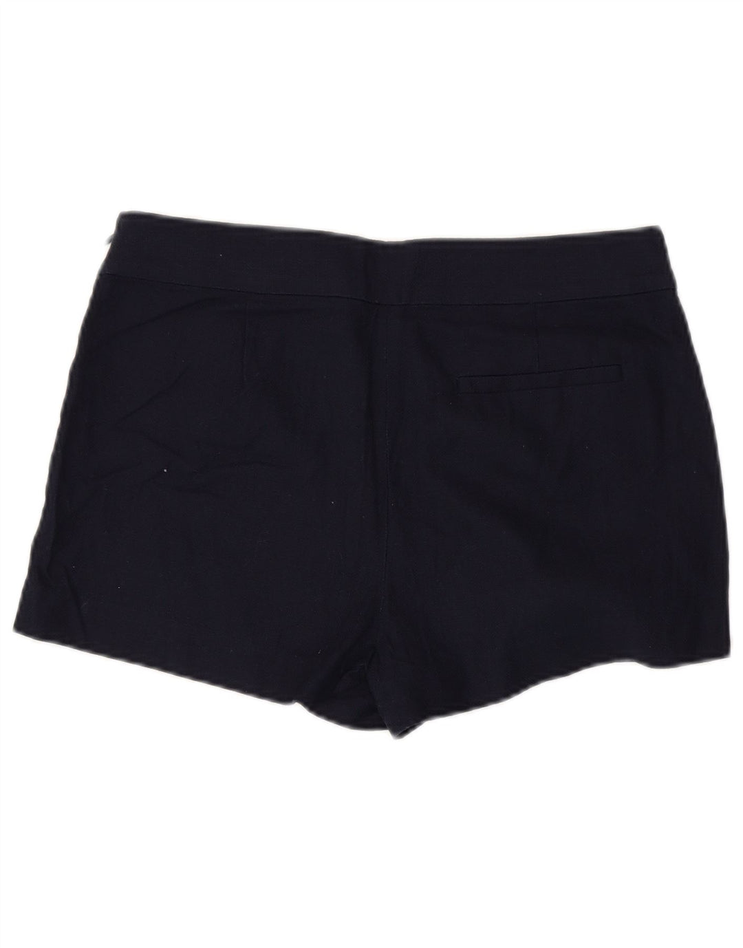 J. Crew Damen Hotpants US 10 Large W32 Marineblaue Baumwolle
