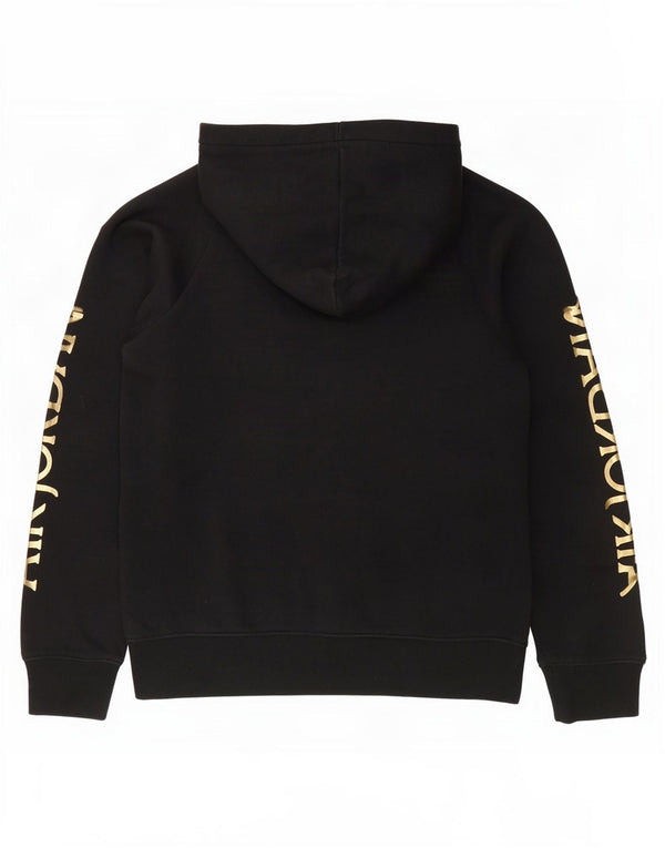 Jordan Mädchen-Kapuzenpullover mit Grafik, 12–13 Jahre, Größe L, Schwarz, Baumwolle
