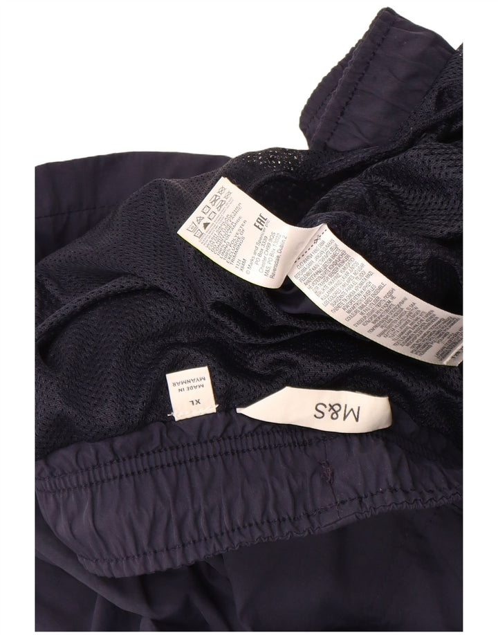 MARKS & SPENCER Herren Badeshorts XL Marineblau Polyamid