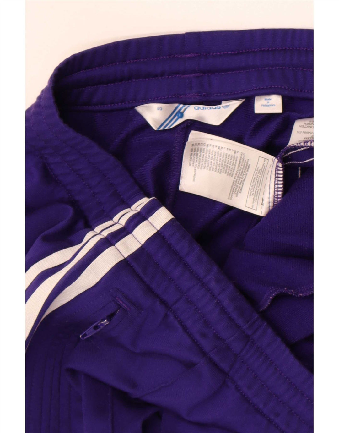 Adidas Damen-Trainingshose, EU 40, Mittelviolett, Polyester