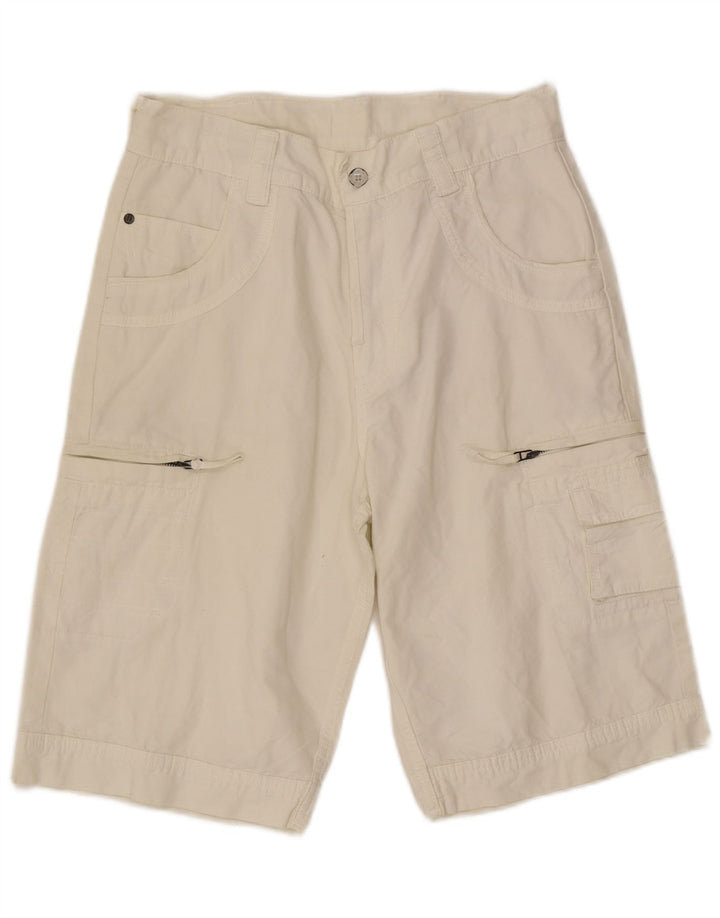 Wrangler Mens Fitz Cargo Shorts W30 Mittelweiße Baumwolle
