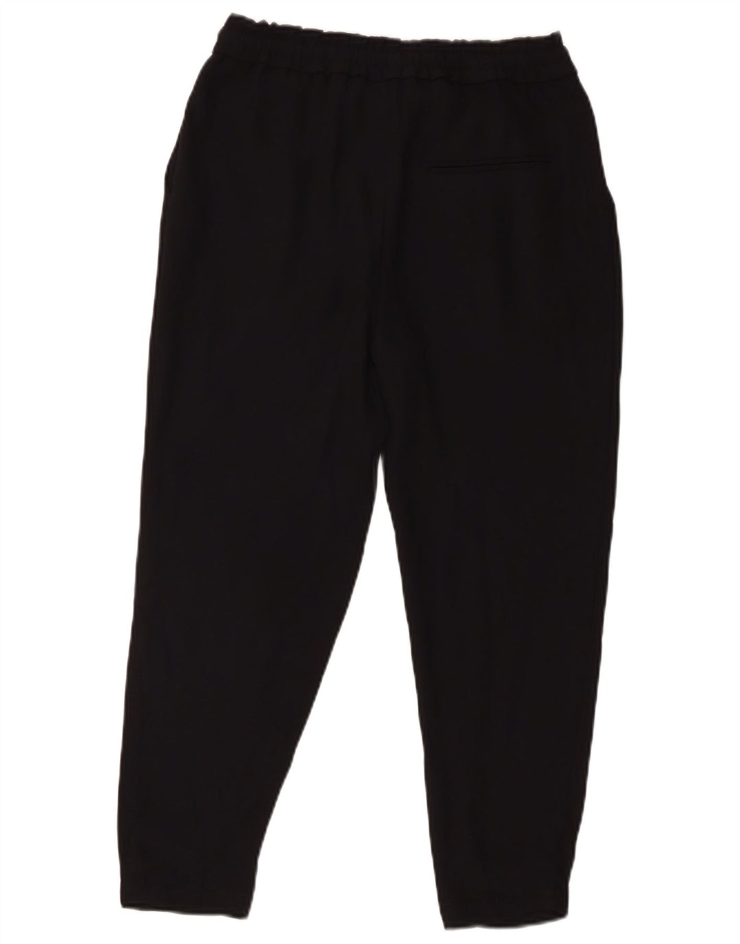 Zara Damen-PEGged-Cropped-Hose XS W24 L23 Schwarz Polyester