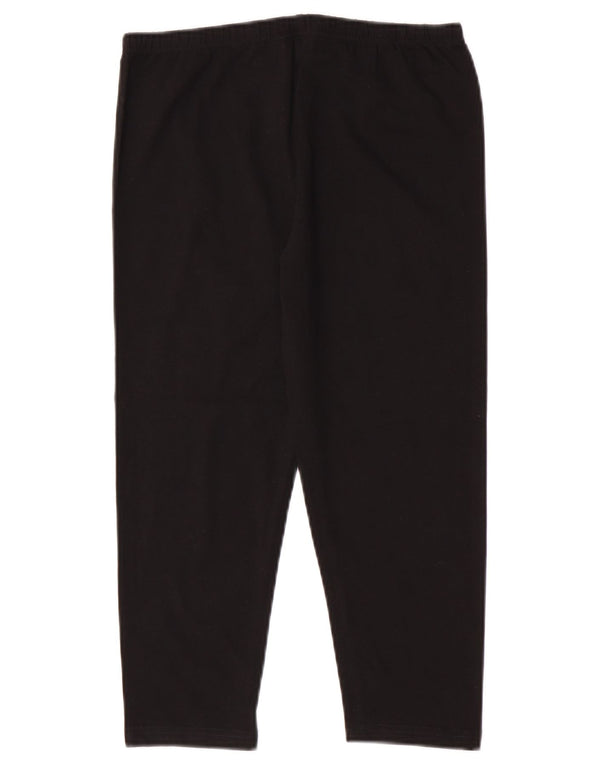 Lotto Damen-Capri-Leggings mit Grafik, UK 14, Größe L, Schwarz, Baumwolle