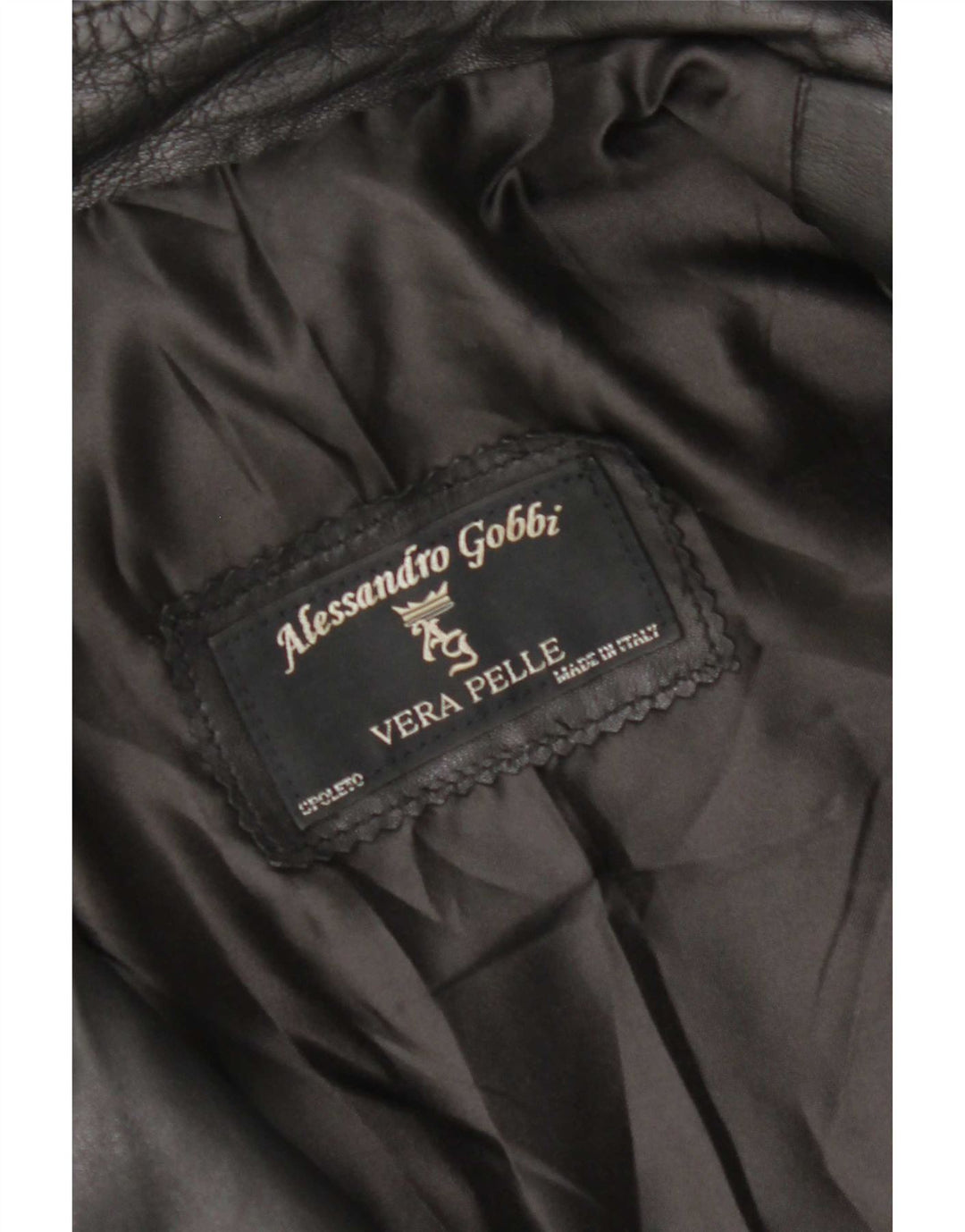 Vintage Damen Lederjacke UK 14 Mittelschwarzes Leder