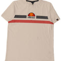 ELLESSE Herren-T-Shirt mit Grafik, mittelweiße Baumwolle