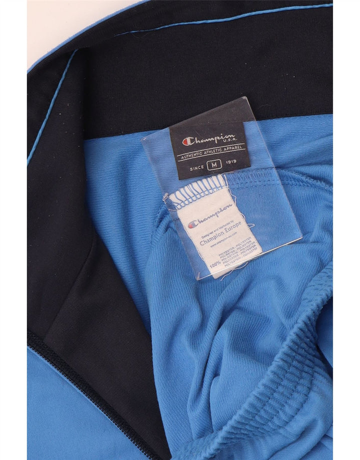 Champion Herren-Trainingsanzugoberjacke aus mittelblauem Polyester