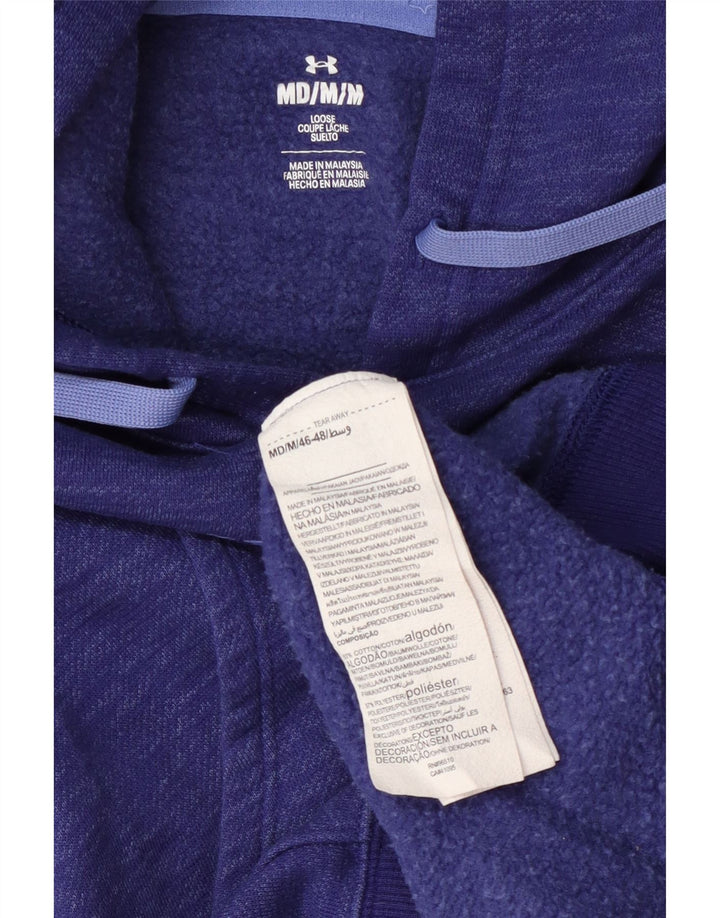 Under Armour Damen-Kapuzenpullover mit Grafik, übergroß, UK 14, mittleres Marineblau