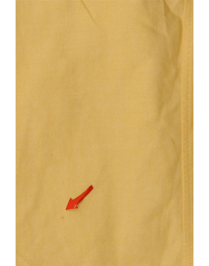 Gant Herren-Hemd mit normaler Passform, groß, aus gelber Baumwolle