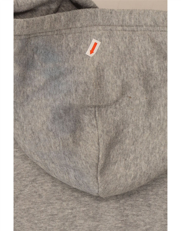 CHAMPION Herren-Kapuzenpullover mit Grafik, XL, grau meliert, Baumwolle