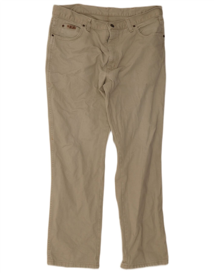 Wrangler Herren Straight Jeans W36 L32 Grün