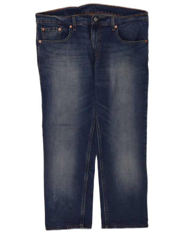 Levi's Herren-Crop-Jeans W36 L24 Blaue Baumwolle