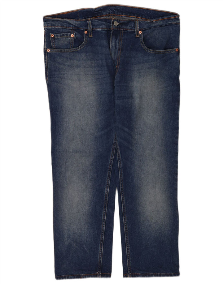 Levi's Herren-Crop-Jeans W36 L24 Blaue Baumwolle