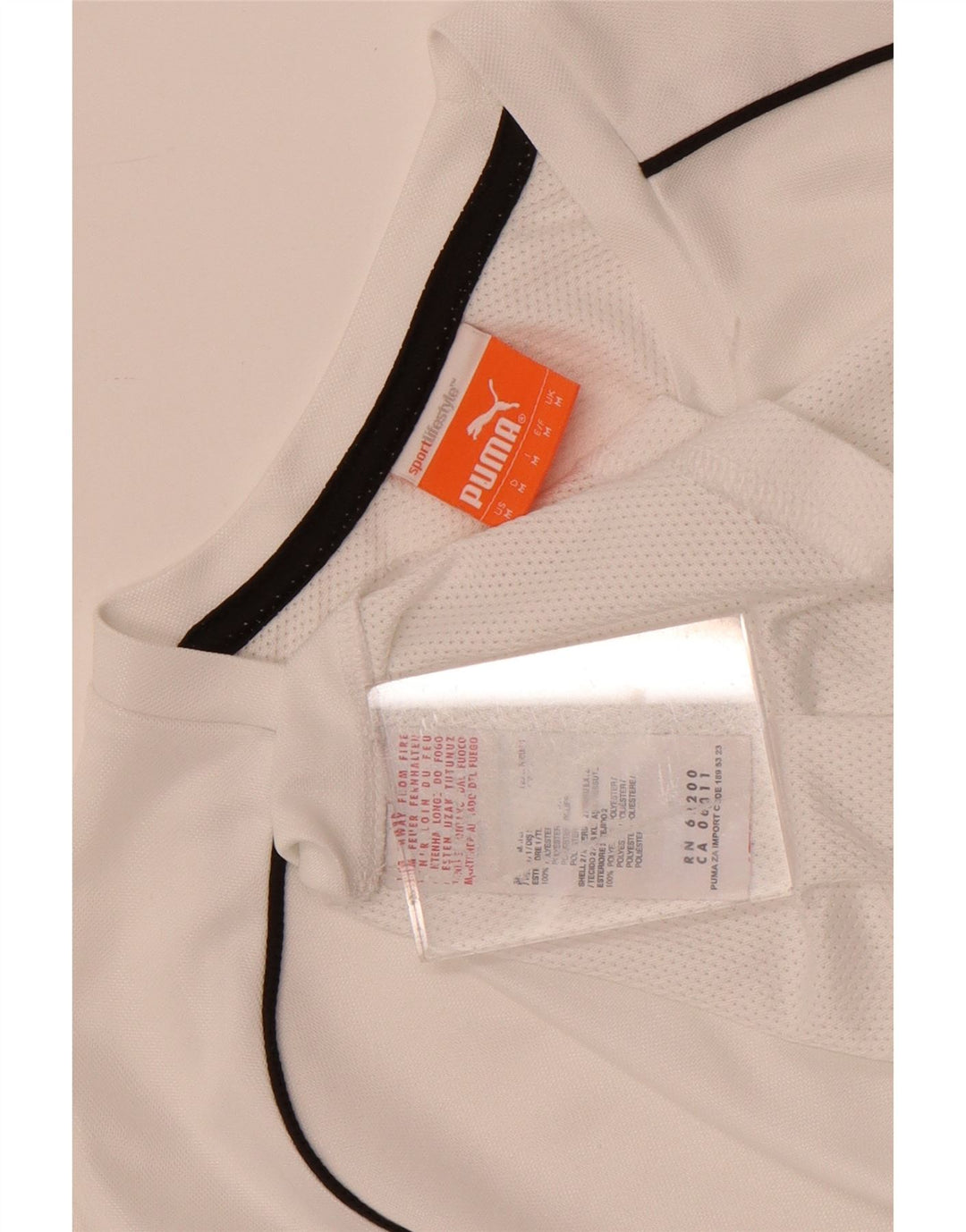 Puma Herren Grafik-T-Shirt-Oberteil Mittelweißes Polyester