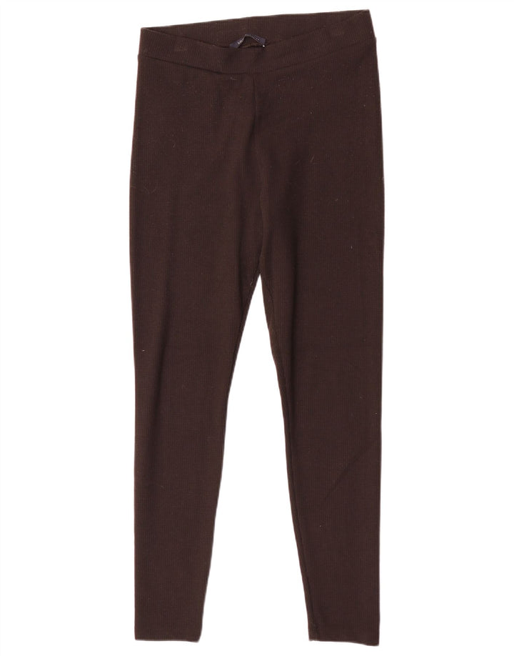 Marks & Spencer Womens Regular Leggings UK 12 Mittelbraunes Polyester