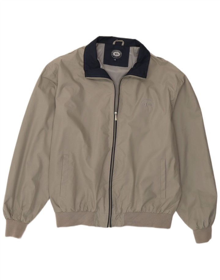 Nazareno Gabrielli Herren Bomberjacke UK 44 2XL Grau Polyester