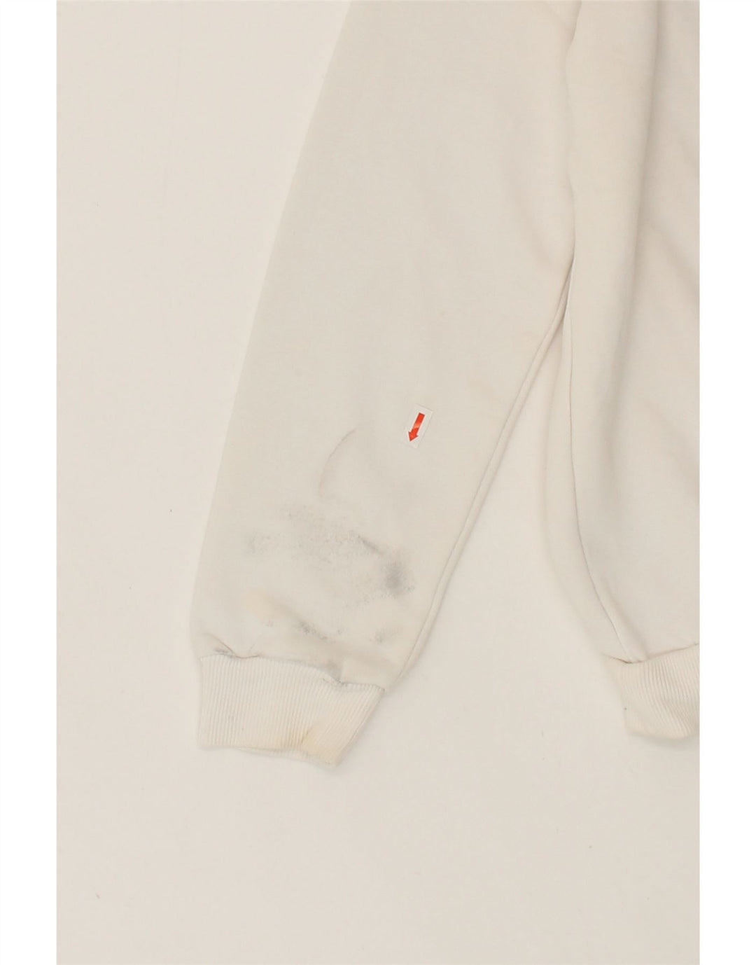 ADIDAS Boys Graphic Sweatshirt Jumper 11-12 Years White Cotton Vintage Adidas and Second-Hand Adidas from Messina Hembry 