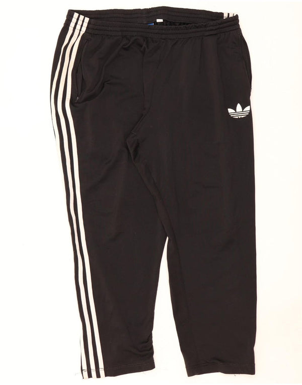 Adidas Damen Trainingshose UK 18 XL Schwarz Polyester