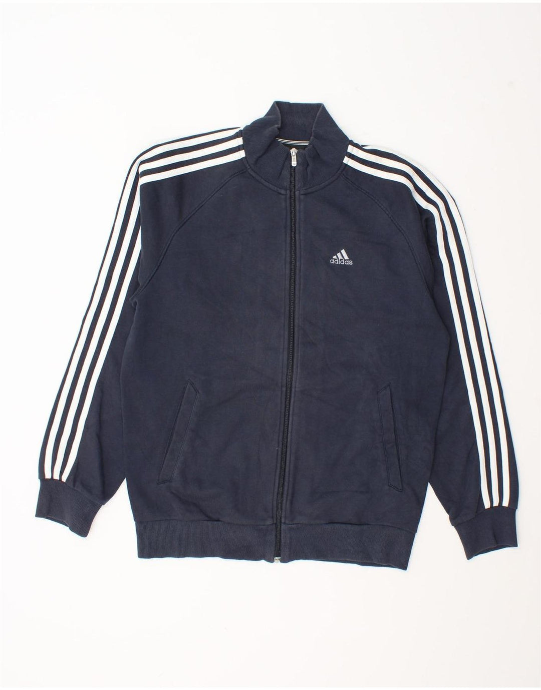 Adidas Herren Clima 365 Trainingsanzug Top Jacke Small Marineblau Baumwolle