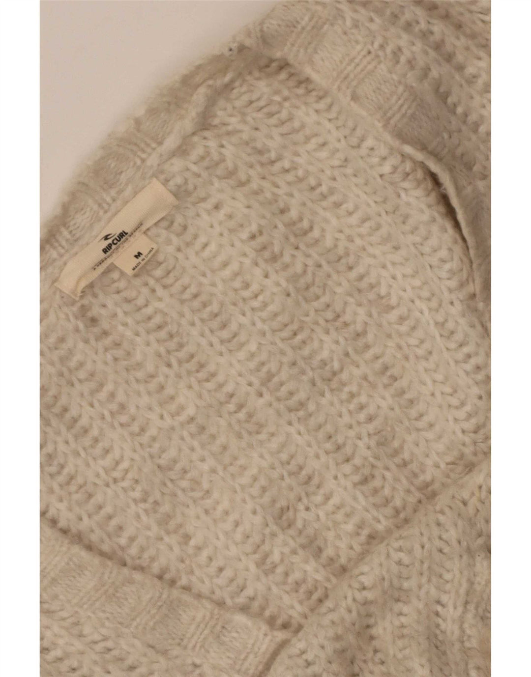 Rip Curl Damen-Strickjacke in Übergröße, Gr. 14, mittelbeige